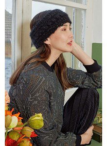 Hoofdband met subtiele glitter en kabels