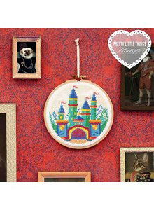 Borduurring met kasteel