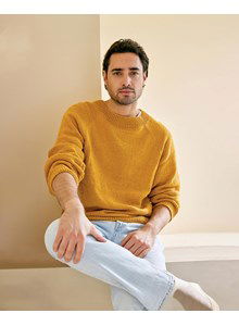 Herentrui met brede halsboord