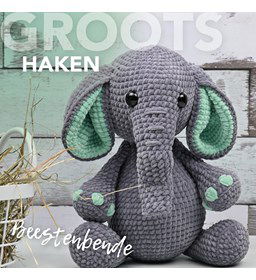 Knuffel olifant gemaakt van Durable Velvet