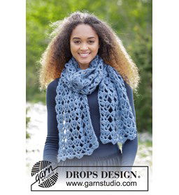 Sjaal gemaakt van Drops Air