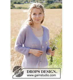 Paarse Perfectie uit de Provence gemaakt van Drops Kid Silk