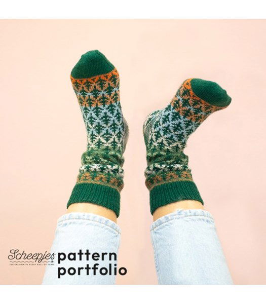 Breipatroon Pine Horizon sokken