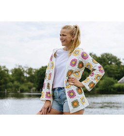 Granny Square vest gemaakt van Durable Cosy extra fine