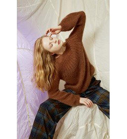 Damestrui gemaakt van Lang Yarns Mohair Luxe