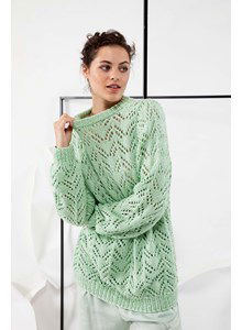 Lange damestrui in kantpatroon