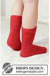 Breipatroon Merry Mistletoe Socks van andere kant