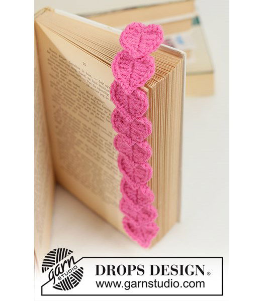 Haakpatroon Cupid's Bookmark