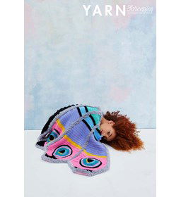 Vlindercape voor kinderen gemaakt van Scheepjes Colour Crafter