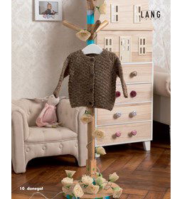 Babyvest gemaakt van Lang Yarns Donegal