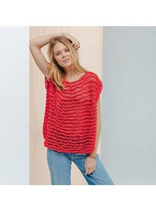 Mouwloze damestrui in ouwe wijven steek