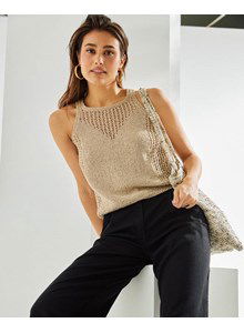 Hemdje met smalle schouderbandjes