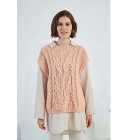 Damesspencer gemaakt van Lang Yarns Amira