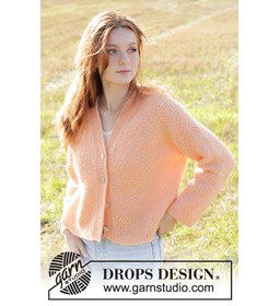 Perzik Pracht Vest gemaakt van Drops Air