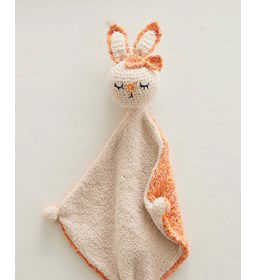 Knuffeldoekje met hoofdje gemaakt van Phildar Phil Baby doll