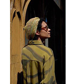 Gemêleerde beanie gemaakt van Lang Yarns Lisboa