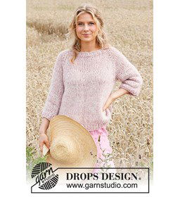 Trui Cosy Rosy gemaakt van Breinaalden zonder knop