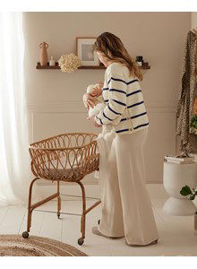 Gestreepte voedingstrui