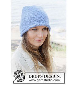 Mystic Sea Hat gemaakt van Drops Brushed Alpaca Silk