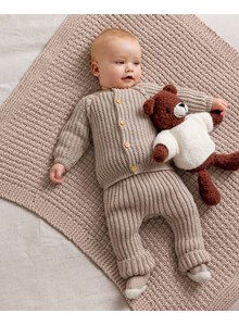 Babyjasje met knoopsluiting