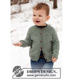 Kindervest gemaakt van Drops Baby Merino