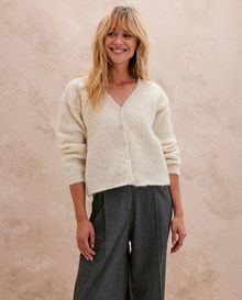 Damesvest met knoopsluiting