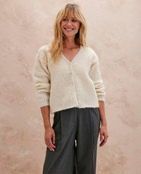 Damesvest met knoopsluiting