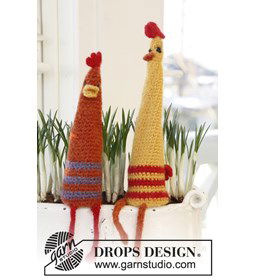 Gevilte kuikens voor Pasen van Nepal. gemaakt van Drops Nepal