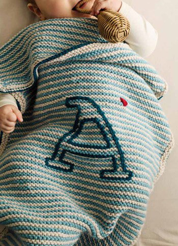 gestreepte babydeken Ulla