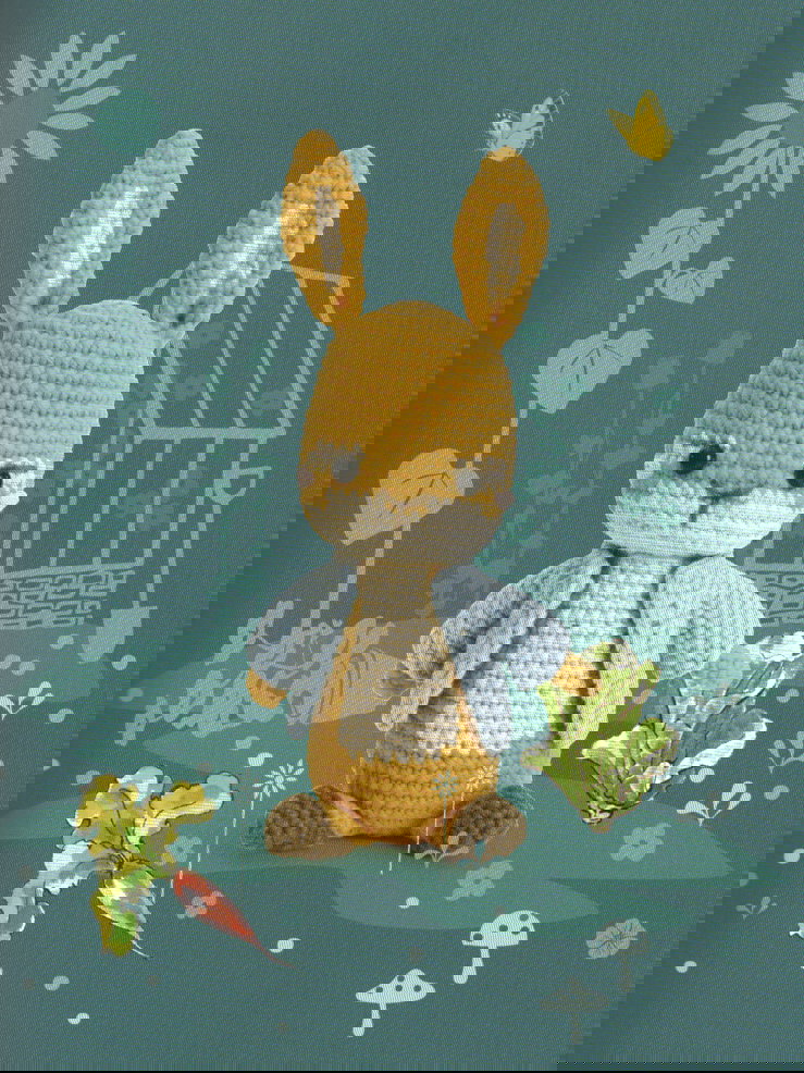 Haakpatroon van het beroemst konijntje ....