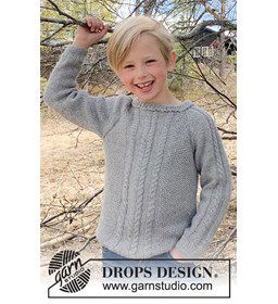 Kindertrui gemaakt van Drops Alpaca