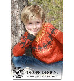 Kindertrui gemaakt van Drops Alpaca