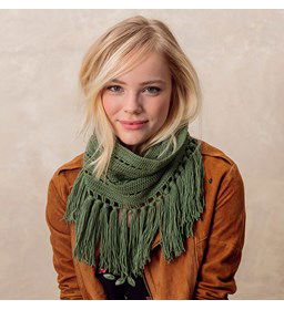 Sjaal gemaakt van Phildar Phil merinos 3,5