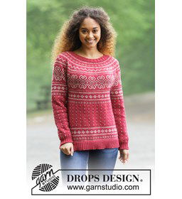 Trui gemaakt van Drops Merino extra fine