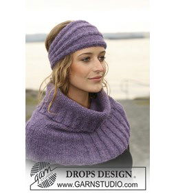 Hoofdband gemaakt van Drops Alpaca