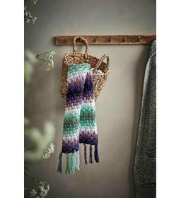 Sjaal gemaakt van Scheepjes Merino soft