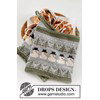 pannenlappen Snowman Time Potholders gemaakt van Drops Cotton Light