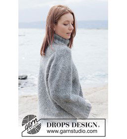 Northern Shore Sweater gemaakt van Rondbreinaald nr 5,5