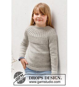 Kindertrui gemaakt van Drops Alpaca