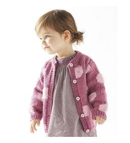 Meisjes vest gemaakt van Phildar Phil Sport