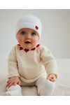 Breipatroon Babymuts met hartje van andere kant