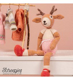 Hert basispatroon gemaakt van knopen