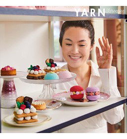 Amigurumi Petit Fours gemaakt van Scheepjes Maxi Sweet Treat