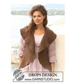 Gilet gemaakt van Drops Nepal