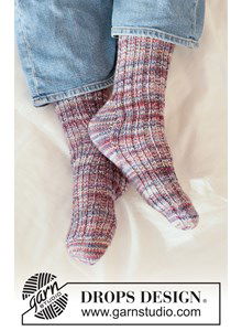 Sokken breien in boordsteek met ruitvormige hiel