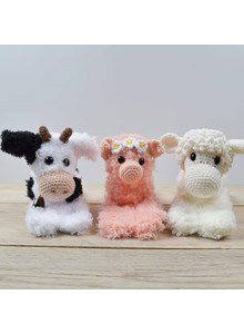 klaparmband van boerderijdieren gemaakt van Durable Teddy