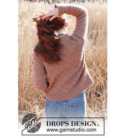 Damestrui met reliëfpatroon gemaakt van Drops Air