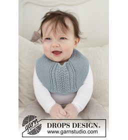 Slabbetje gemaakt van Drops Baby Merino