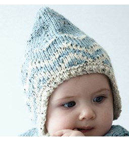 Baby muts gemaakt van Phildar Phil Randonnees