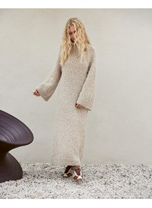 lange boucle jurk